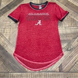 Alabama Crimson Tide women short-sleeve pajama top from the brand Bottom Drawers